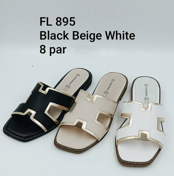 Klapki damskie Roz 36-41/ 8 par 1